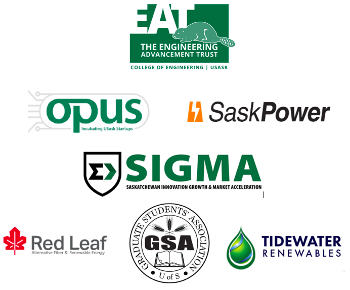 Sponsor Logos: EAT, OPUS, SaskPower, GSA, RedLeaf